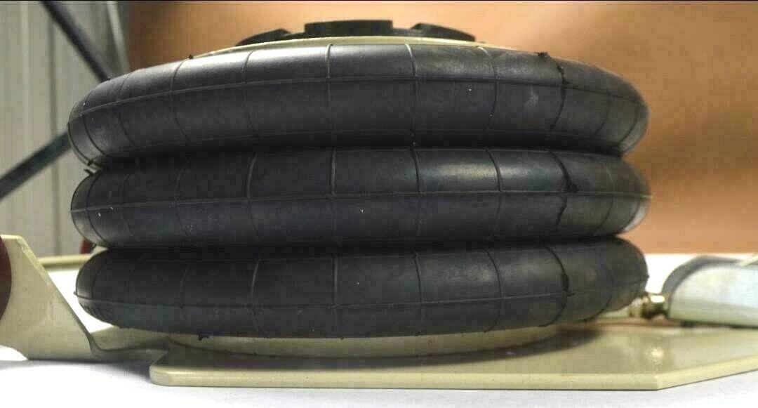 USED 6600lbs Triple bag air jack 3T Air Bag Folding rod Automobile Repair Lifter