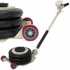USED 6600lbs Triple bag air jack 3T Air Bag Folding rod Automobile Repair Lifter