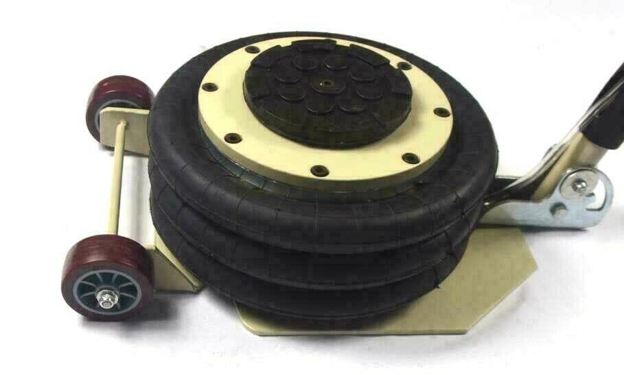 USED 6600lbs Triple bag air jack 3T Air Bag Folding rod Automobile Repair Lifter