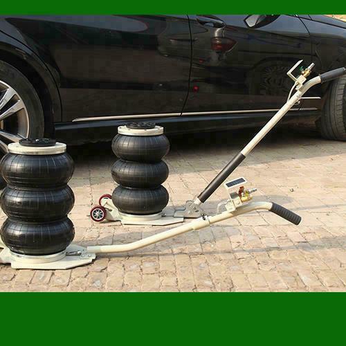 USED 6600lbs Triple bag air jack 3T Air Bag Folding rod Automobile Repair Lifter