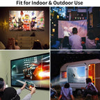 native 1080p led projector support 4k home theater office ppt tv hdmi smart fhd