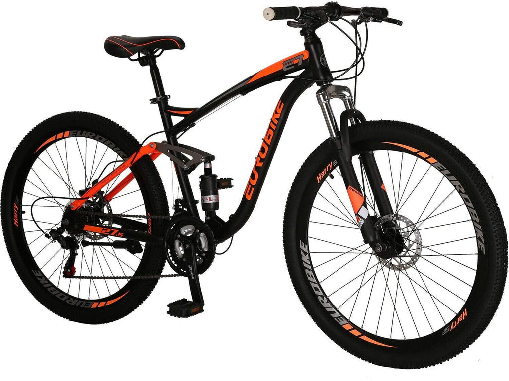 Mountain Bikes Men 27.5 Adult 18 inch Frame (Orange)