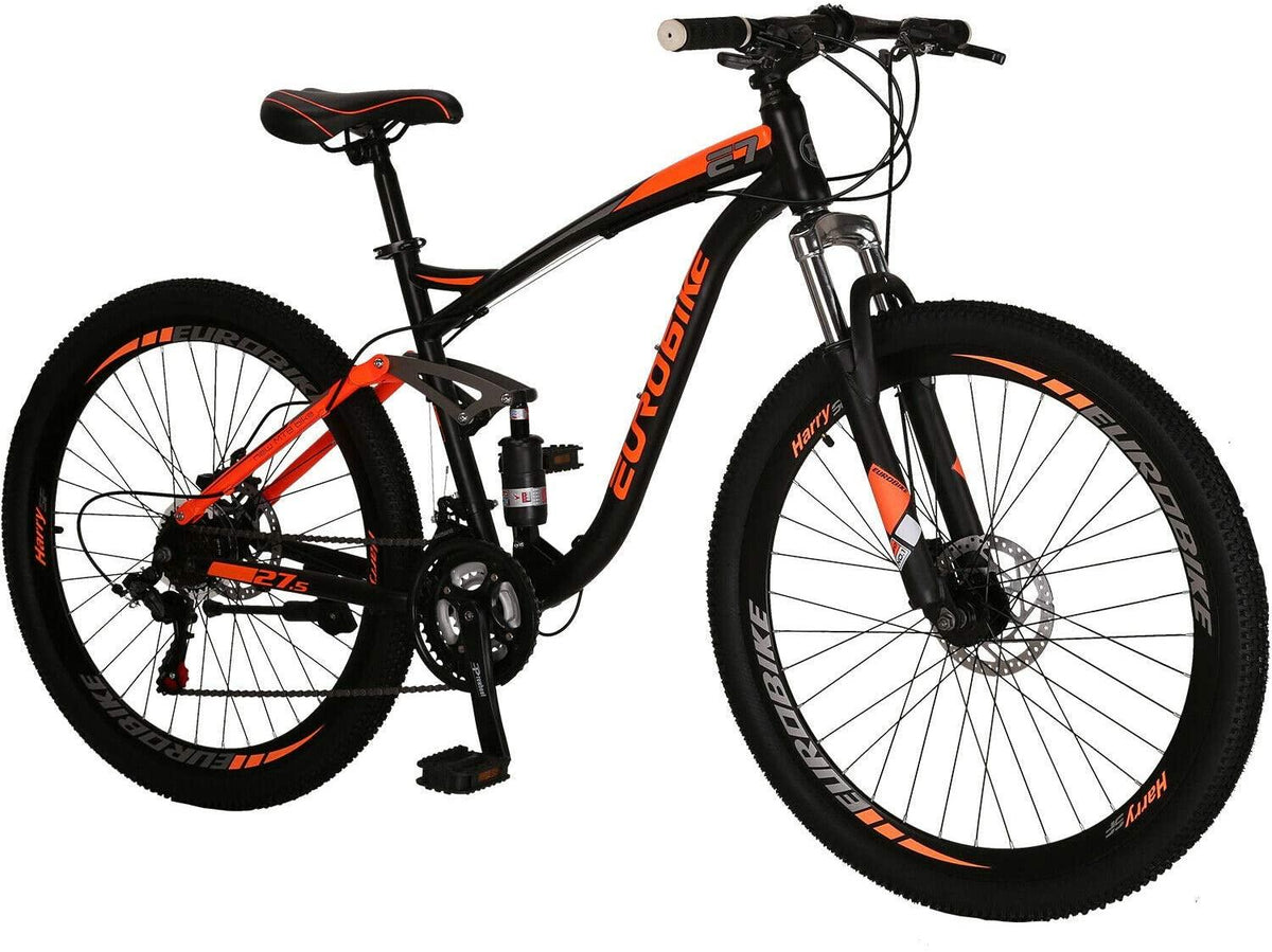 Mountain Bikes Men 27.5 Adult 18 inch Frame (Orange)