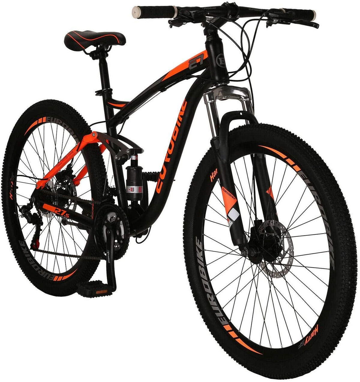 Mountain Bikes Men 27.5 Adult 18 inch Frame (Orange)