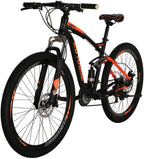 Mountain Bikes Men 27.5 Adult 18 inch Frame (Orange)