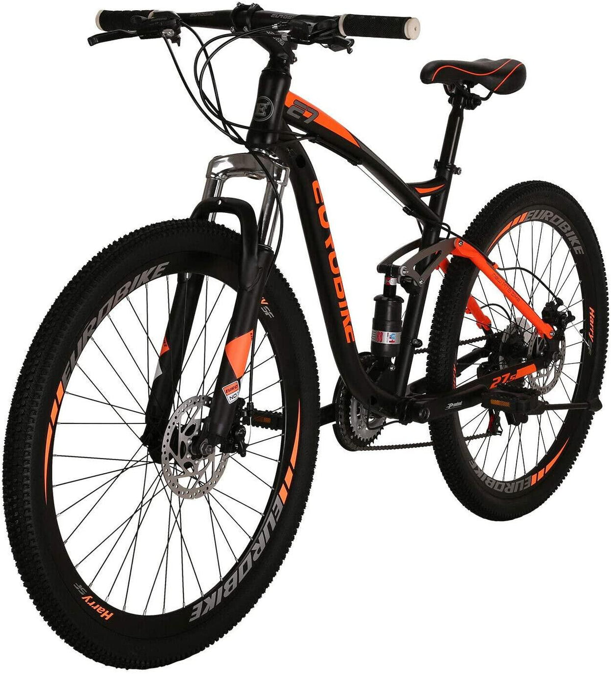 Mountain Bikes Men 27.5 Adult 18 inch Frame (Orange)