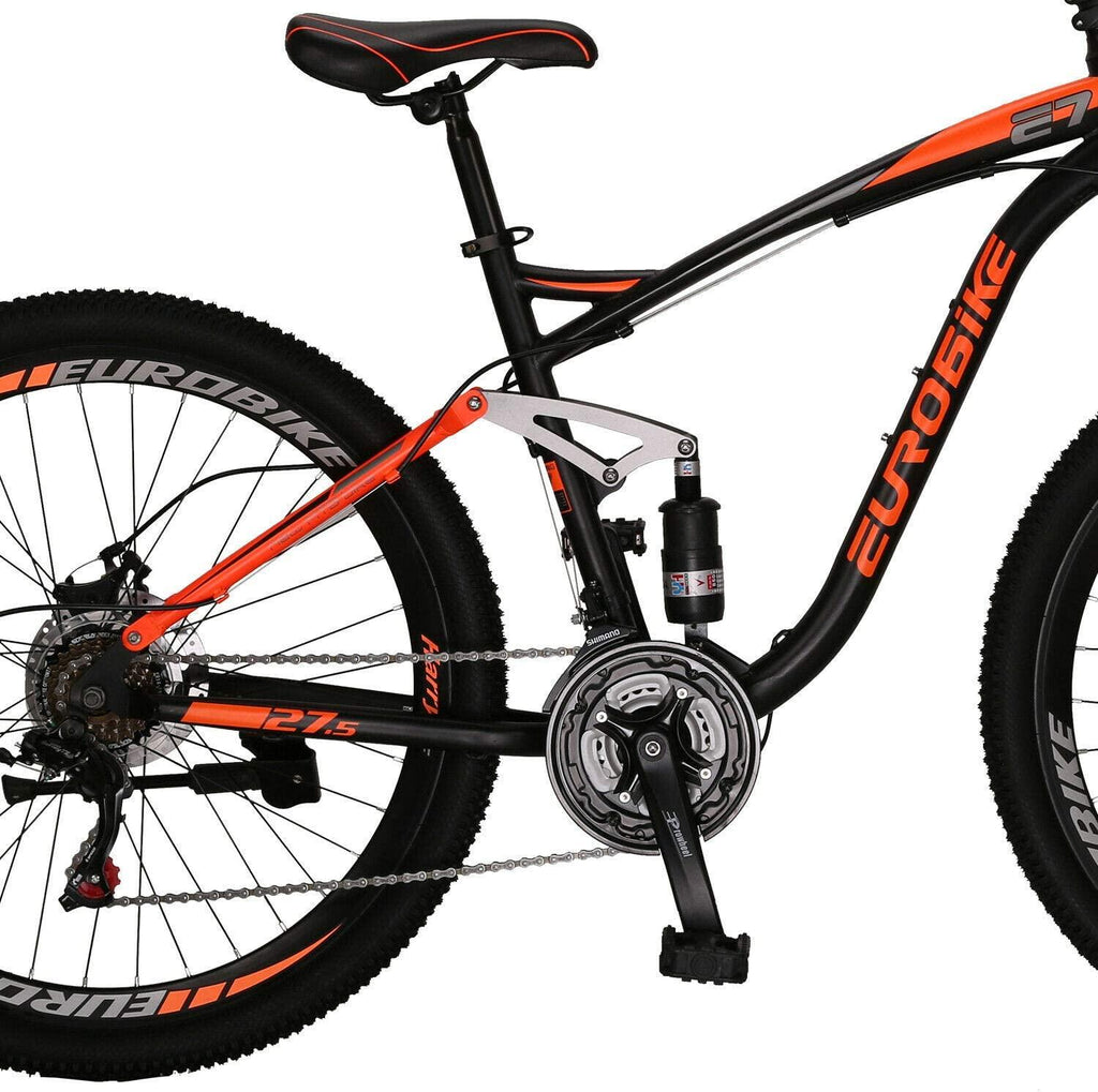 Mountain Bikes Men 27.5 Adult 18 inch Frame (Orange)