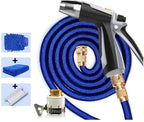AOHMG Garden Hose Expandable, 3/4 Brass Connectors No-Kink/No-Tangle Water Hose, for Outdoor Lawn Car Watering Plants,98Feet