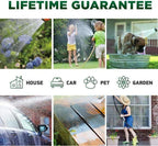 AOHMG Garden Hose Expandable, 3/4 Brass Connectors No-Kink/No-Tangle Water Hose, for Outdoor Lawn Car Watering Plants,98Feet