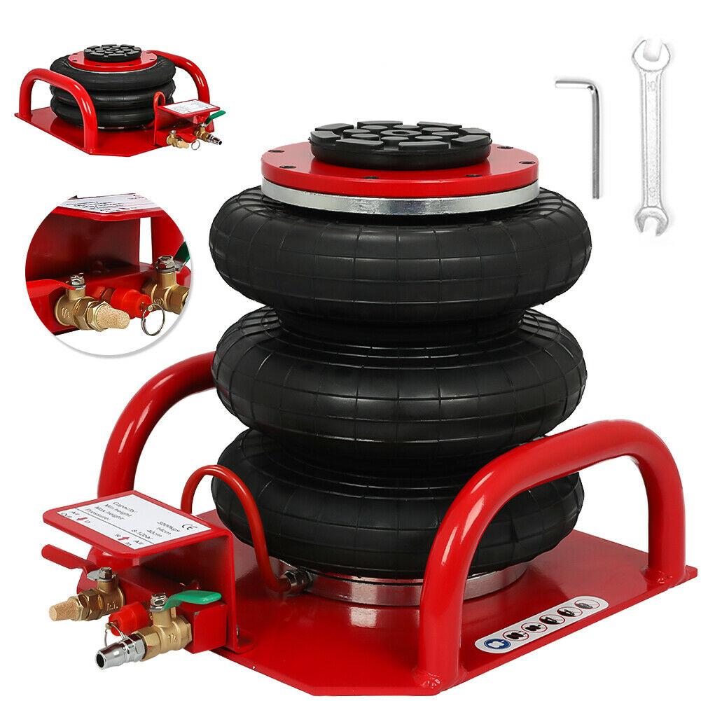 3 Ton Triple Bag Air Jack 6600 LBS 16" Lifting Height Air Bag Jack Lift