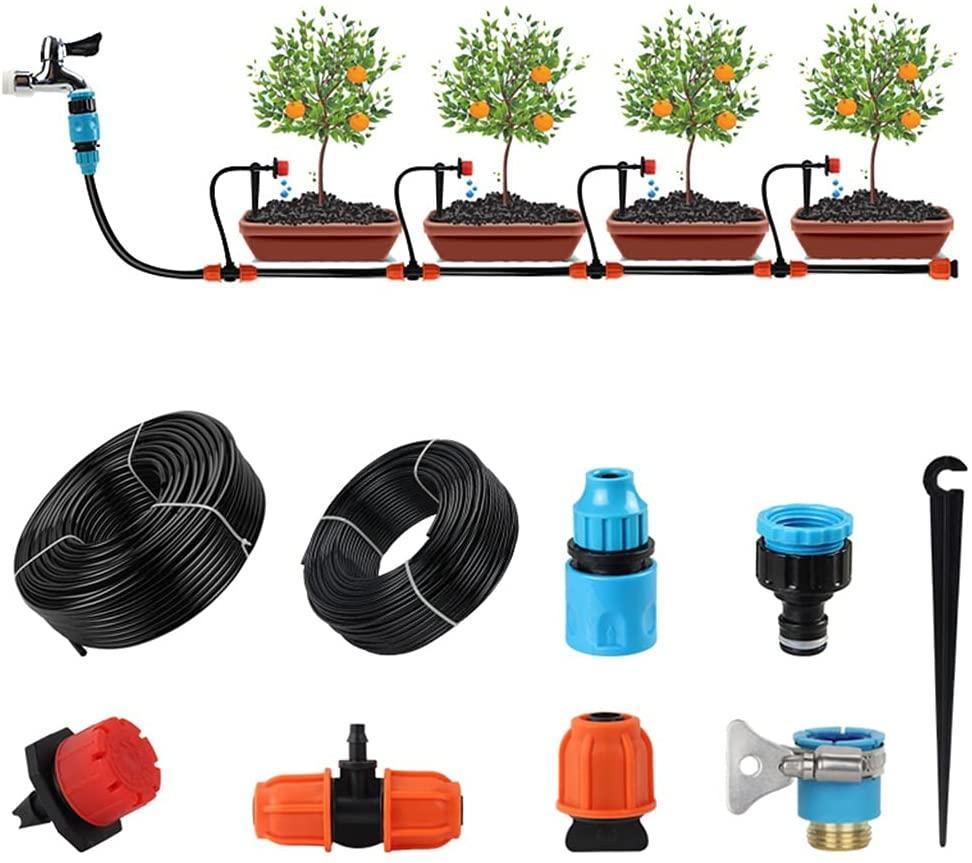 BBGS DIY Plant Watering Kit, with Adjustable Nozzle, Automatic Watering Sprinkler Cooling System for Flower Bed Patio Plants (Color : Style 4-20m)