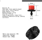 BBGS DIY Plant Watering Kit, with Adjustable Nozzle, Automatic Watering Sprinkler Cooling System for Flower Bed Patio Plants (Color : Style 4-20m)