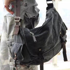 Large Vintage Canvas Messenger Bag