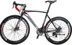 Eurobike Road Bikes 700C Wheels 54cm Frame Adult Racing Bicycle 21 Speed (60mm)