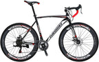 Eurobike Road Bikes 700C Wheels 54cm Frame Adult Racing Bicycle 21 Speed (60mm)