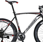 Eurobike Road Bikes 700C Wheels 54cm Frame Adult Racing Bicycle 21 Speed (60mm)