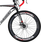 Eurobike Road Bikes 700C Wheels 54cm Frame Adult Racing Bicycle 21 Speed (60mm)