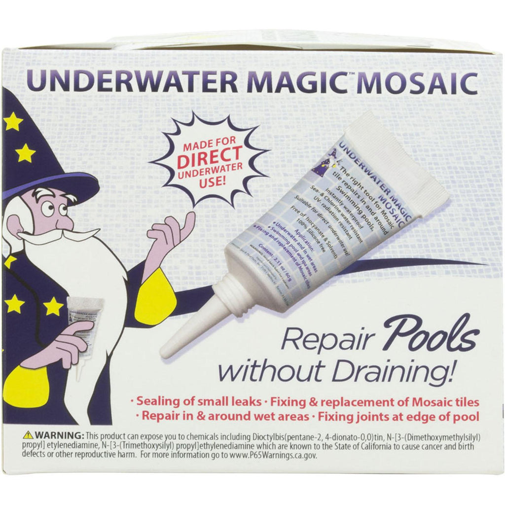 Underwater Magic Sealant, Underwater Magic Mosaic, 2.1 oz Tube, 8ct, White