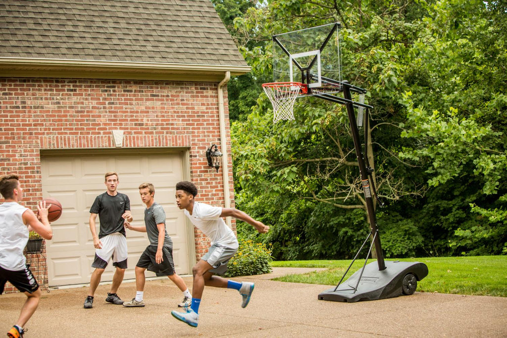 Silverback NXT 50" Backboard Portable Height-Adjustable Basketball Hoop