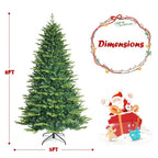 8 ft. Pre-Lit Artificial Christmas Tree with App Control and 15 Lighting Modes