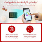 8 ft. Pre-Lit Artificial Christmas Tree with App Control and 15 Lighting Modes