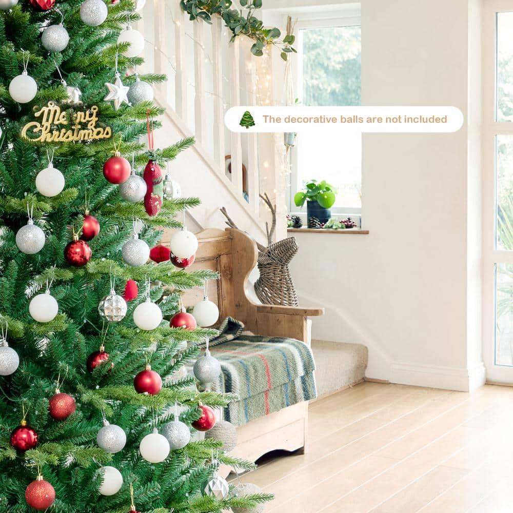 8 ft. Pre-Lit Artificial Christmas Tree with App Control and 15 Lighting Modes