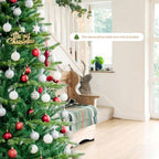 8 ft. Pre-Lit Artificial Christmas Tree with App Control and 15 Lighting Modes