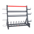 Sunny Health &amp; Fitness All-In-One Weight Plate Holder StoraRack Stand for Dumbbells, Plates, Weight Organizer, SF-XF920025