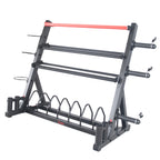 Sunny Health &amp; Fitness All-In-One Weight Plate Holder StoraRack Stand for Dumbbells, Plates, Weight Organizer, SF-XF920025