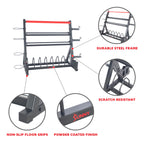 Sunny Health &amp; Fitness All-In-One Weight Plate Holder StoraRack Stand for Dumbbells, Plates, Weight Organizer, SF-XF920025