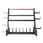 Sunny Health &amp; Fitness All-In-One Weight Plate Holder StoraRack Stand for Dumbbells, Plates, Weight Organizer, SF-XF920025