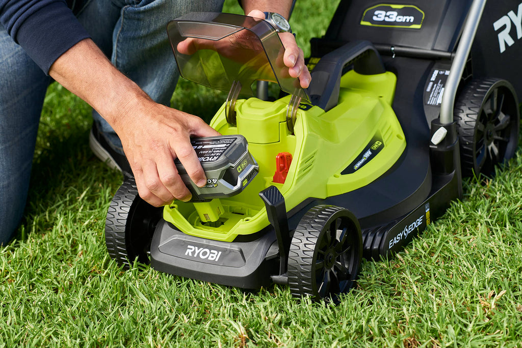 18V ONE+ OLM1833B Cordless Lawnmower - 33cm Cutting Width, Without Battery &amp; Charger, Compact for Small Lawns