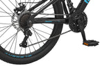 Mongoose Durham Mountain Bike, 21 Speeds, 24-Inch Wheels, Black