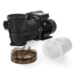 3/4 2400gph self primming above ground swimming pool pump w/ strainer 1.5" npt