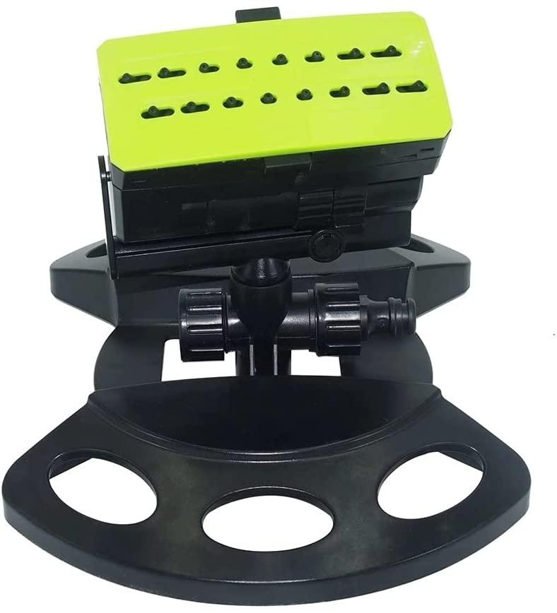 MLZWS symwj 2PCS Garden Irrigation Sprinkler 16 Hole Water Spray Nozzle Watering Irrigation Automatic Swinging Garden Lawn Sprinkler