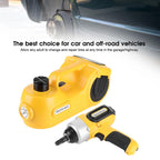 Electric Hydraulic Floor Jack & Impact Wrench Set 12V 5T 155-450mm For Car SUV