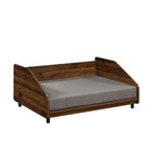 Sauder 424478 Harvey Park Dog Bed - Large, Noble Walnut Finish
