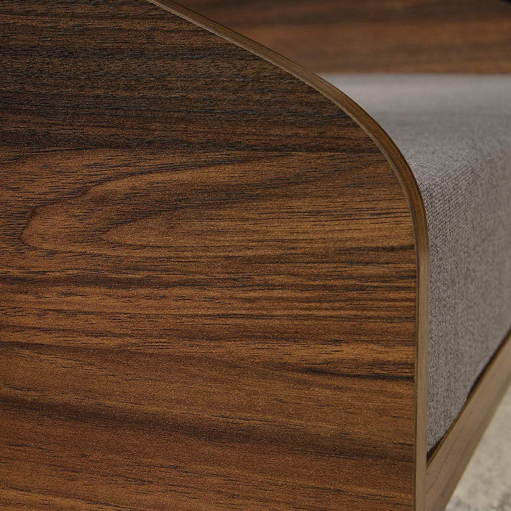 Sauder 424478 Harvey Park Dog Bed - Large, Noble Walnut Finish