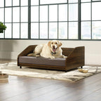 Sauder 424478 Harvey Park Dog Bed - Large, Noble Walnut Finish