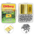 EMBerg Endurance Blades (18 Pack) for  Automower  McCulloch Robotic Lawnmower Mowing Lawn Mower Robo Robot Accessories Replacement Blade for 315 430 435 450 Others. (ium Coated)