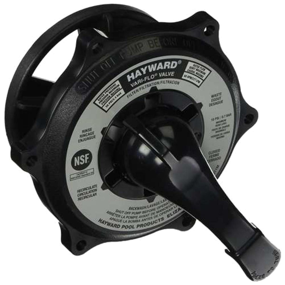 Hayward 1-1/2" Key Cover and Handle Assembly Replacement for Multiport Valves