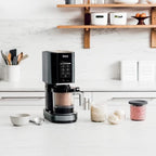 CREAMi Ice Cream, Sorbet, Milkshake Maker + 3 CREAMi Pints, Black