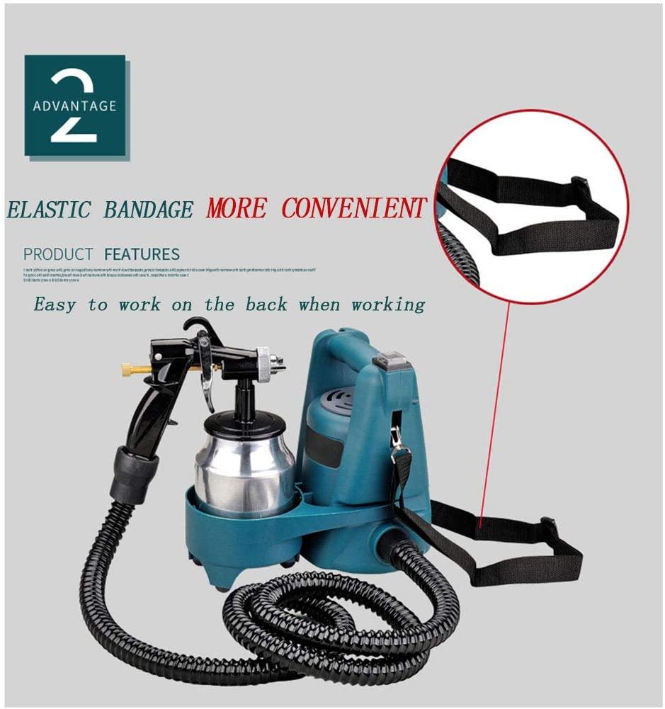 WEZER OTY Paint Sprayer Electric,Equipped with 800W Motor with 1.0/1.8/2.5Mm Three Nozzles and 0.9L Watering Can for Wooden Boards