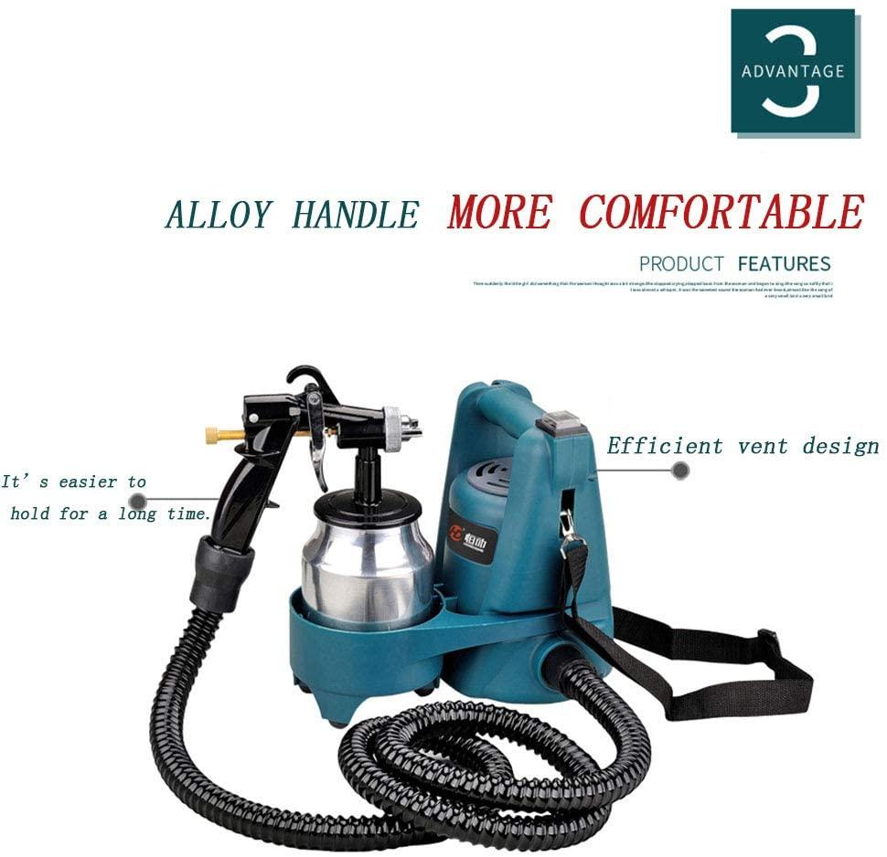 WEZER OTY Paint Sprayer Electric,Equipped with 800W Motor with 1.0/1.8/2.5Mm Three Nozzles and 0.9L Watering Can for Wooden Boards