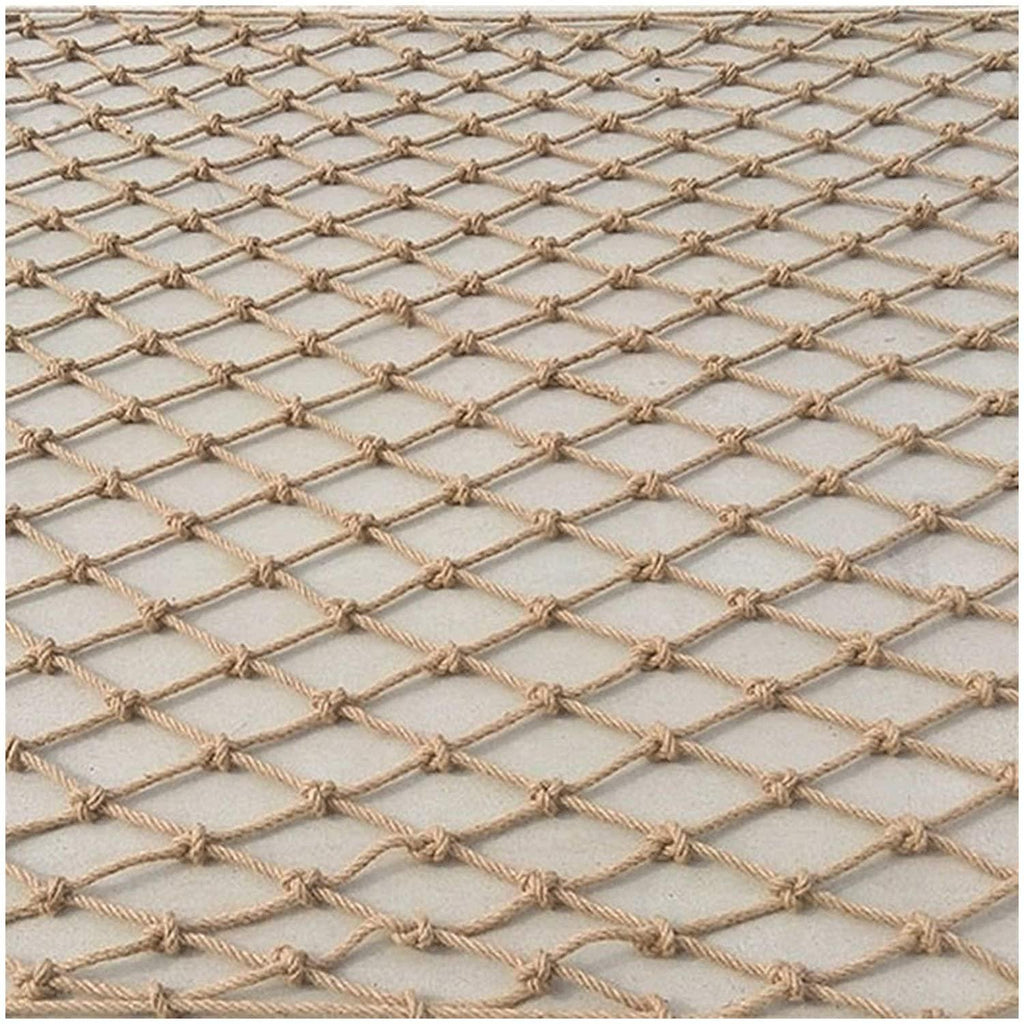 Children Protective Netting Children Protection Net Balcony Climbing Rope Bar Decoration Safety Netting Hand Woven Rope Net - Spacing 8 cm/Thickness 8 Mm Stairs Safety +++