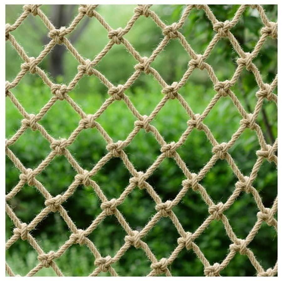 Children Protective Netting Children Protection Net Balcony Climbing Rope Bar Decoration Safety Netting Hand Woven Rope Net - Spacing 8 cm/Thickness 8 Mm Stairs Safety +++