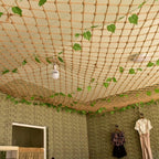 Children Protective Netting Children Protection Net Balcony Climbing Rope Bar Decoration Safety Netting Hand Woven Rope Net - Spacing 8 cm/Thickness 8 Mm Stairs Safety +++