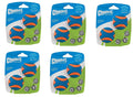 Chuckit! Ultra Squeaker Dog Ball High Bounce Blue/Oran3 Sizes, 5 Pack