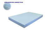 eConsumersUSA Pet Dog Bed Blue Cooling Gel Infused High Density Solid Memory Foam Pad