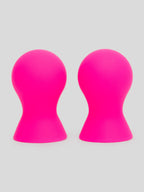 Lovehoney Perfect Pair Silicone Nipple Suckers, Pink | Pink
